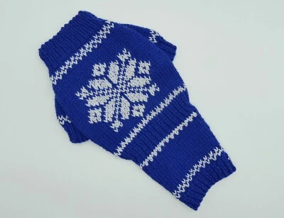 Small Dog Knitted Sweater Chihuahua York Sweater Handmade Dog Clothes - Image 1 of 4