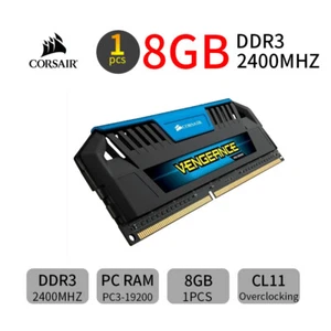 Corsair VENGEANCE Pro 8GB DDR3 2400MHz OC PC3-19200 Overclocking Memory Blue AU - Picture 1 of 4
