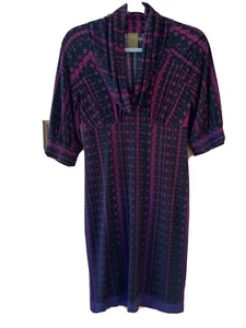 Ali Ro Purple Circles Dress size 4 - Picture 1 of 5