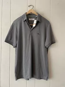 NWT $99.50 Tommy Bahama Diamond Dunes IslandZone Polo Shirt Gray Size S - Picture 1 of 11