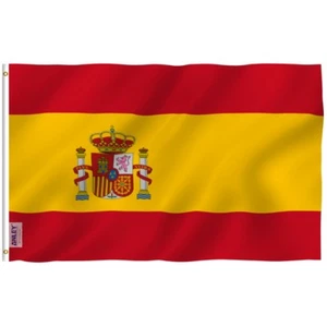 Anley Fly Breeze 3x5 Foot Spain Flag Spainish National Flags Polyester 3 X 5 Ft - Picture 1 of 6