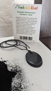Pendant shungite Fresh And Alive Product EMF protection From Russia. - Picture 1 of 8