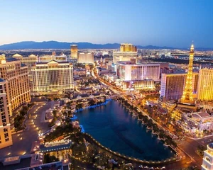 LAS VEGAS STRIP Glossy 16x20 Photo Print Bellagio Resort and Casino Poster - Picture 1 of 1