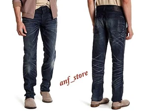 NWT PRPS Goods JAPAN Demon Slim Men Jeans 32 x 32 DARK Faded Distressed $350 - Picture 1 of 5