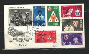 TOGO AFRICA Boy Scouts FDC covers LOT (TOGO 499) - Picture 1 of 1