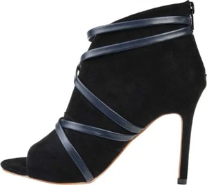 Brinley Co. Womens Center Cutout Bootie Black, 11M - Picture 1 of 6