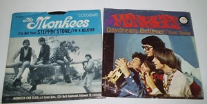OG The Monkees Steppin' Stone / I'm A Believer 7" 45 w/ Bonus Daydream Believer - Picture 1 of 6