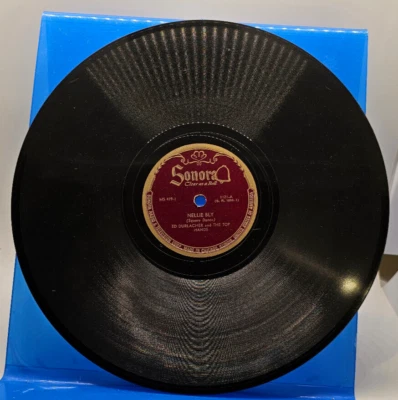 Ed Durlacher Nellie Bly / Virginia Reel 78 RPM Shellac #1 Sonora #1121 Foto 1 de 4