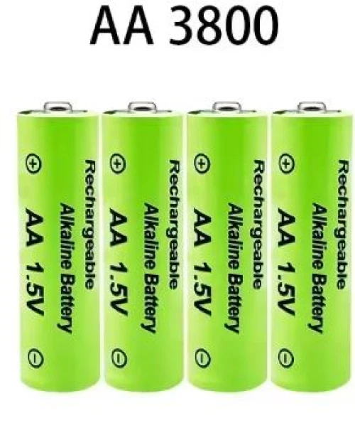 ☆ LOT OF 4 rechargeable batteries BATTERIES BATTERY LR06 AA 3800 mAh new ☆ - Image 1 of 1