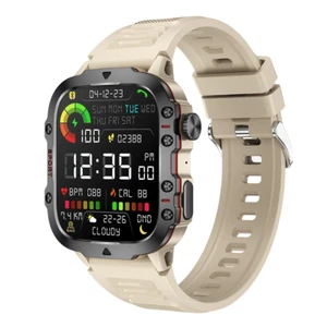 Original Men Smart Watch Bluetooth Call Fitness Clock 3ATM IP68 Swim Waterproof - Photo 1 sur 14