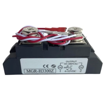 For MAGER MGR-H3300Z 300A 4-32VDC 30-480VAC Solid State Relay Industrial Grade - Image 1 of 4