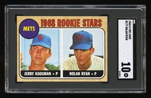 1968 O-Pee-Chee #177 Nolan Ryan Rookie Card -- SGC 10 Gem Mint - Picture 1 of 2