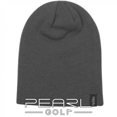 PEARLGOLF BEANIE - WINTERMÜTZE - GOLFMÜTZE - GRAU