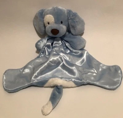 Manta de seguridad Baby Gund Lovey Security Huggybuddy niños felpa azul cachorro  Foto 1 de 4