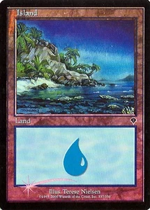 MTG - Invasion - Island #337 - Foil - Various conditions - Picture 1 of 1