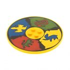 1x Lego Round Tile Plate 8x8 Yellow Shield Print Harry Potter 4701 6177px1