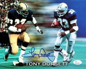 DALLAS COWBOYS - TONY DORSETT - 8 X 10 GLOSSY SIGNED PHOTO REPRINT - Picture 1 of 1