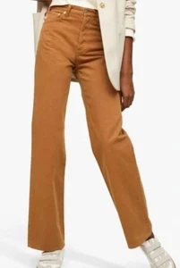 MNG Mango High Waist KAIA Jeans, Sustainable Cotton, Sz 6 US/36 Copper New - Picture 1 of 9