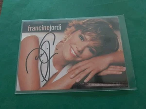 Francine Jordi , Musik ,  Autogrammkarte - Picture 1 of 2