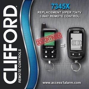 Viper 7347V For Discontinued Clifford 7345X LCD 2-Way Remote FCC ID EZSDEI489 - Picture 1 of 4