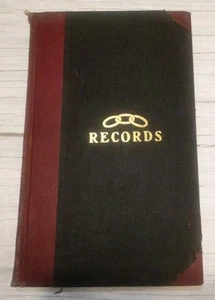 Antique 1927-1930 IOOF ODD FELLOWS LEDGER. Roll Of Officers & Meeting Minutes  - Picture 1 of 18