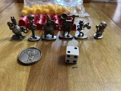 Monopoly Bob Esponja 2005 Pantalones Cuadrados Piezas Mudanzas Fichas Especiales Edificios Foto 1 de 4