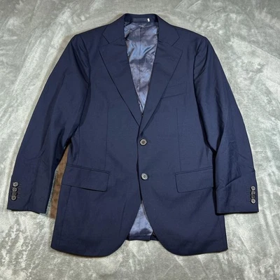 Traje Chaqueta Para Hombre Suitsupply 36S Azul Lana Lacio Vitale Barberis Blazer 2 Botones Foto 1 de 4