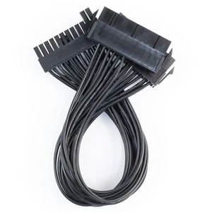Adaptador divisor de fuente de alimentación 24PIN 20+4 PSU doble placa base ATX cable de alimentación 30 cm - Imagen 1 de 2