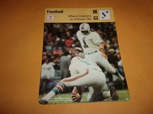 1977-79 Sportscaster Olympic Card FOOTBALL -- MIAMI DOLPHINS VS. KANSAS CITY CHIEFS - Bild 1 von 2