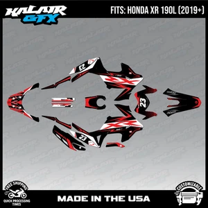 Kit de gráficos para Honda XR190L (2019+) Evader - ROJO - Imagen 1 de 4