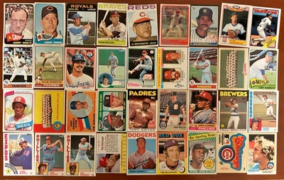 Lote de béisbol vintage (36) pegatinas estrellas novatos Sandberg Morgan Gwynn McCovey Foto 1 de 4