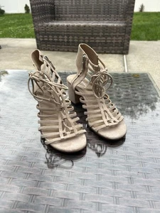 Pour La Victoire Women's Heeled Gladiator Dress Sandal  - Picture 1 of 9