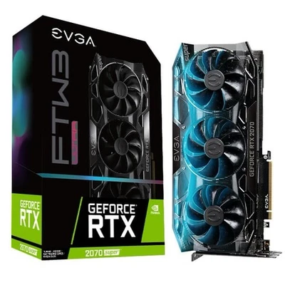 EVGA GeForce RTX 2070 SUPER FTW3 ULTRA 8GB GPU Used working great  - Image 1 of 4