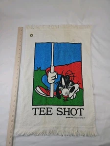 Toalla de golf Goofy vintage de Disney tiro EE. UU. Hecho 23”x16” - Imagen 1 de 7