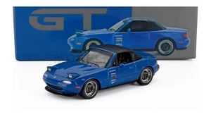 MINI-GT MGT01069-L MAZDA - MIATA MX-5 SPIDER CLOSED TUNED VERSION LHD 1990 BLUE  - Foto 1 di 2
