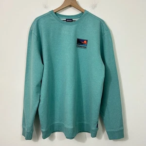 Patagonia Up & Out Midweight Crew Sweatshirt Organic Cotton Grün Herren XL - Bild 1 von 10