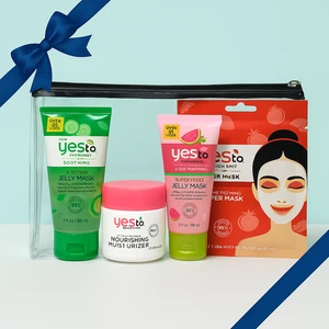 YES TO YESTO SKINCARE GIFT SET with Jelly Masks Vitamin C moisturizer Paper mask - Picture 1 of 8