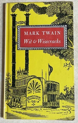 1961 Wit & Wisecracks by Mark Twain-Hardcover Foto 1 de 4