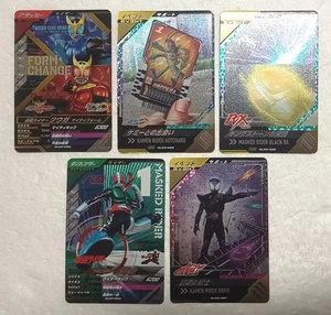 Lote de 5 cartas japonesas Kamen Rider Battle: GANBA LEGENDS CP - Imagen 1 de 2