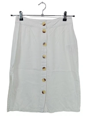 VERO MODA Falda de talle alto Mujeres Falda Talla EU 36 blanco look casual - Imagen 1 de 4