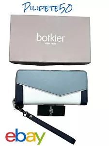 Botkier NY Cobble Hill Zip Ink Combo~Multicolor~Wristlet Wallet Leather MSRP$118 - Picture 1 of 7