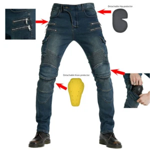 ANTI-STURZ MOTORRADHOSE - MOTORRADJEANS bequem ergonomisch - Bild 1 von 28
