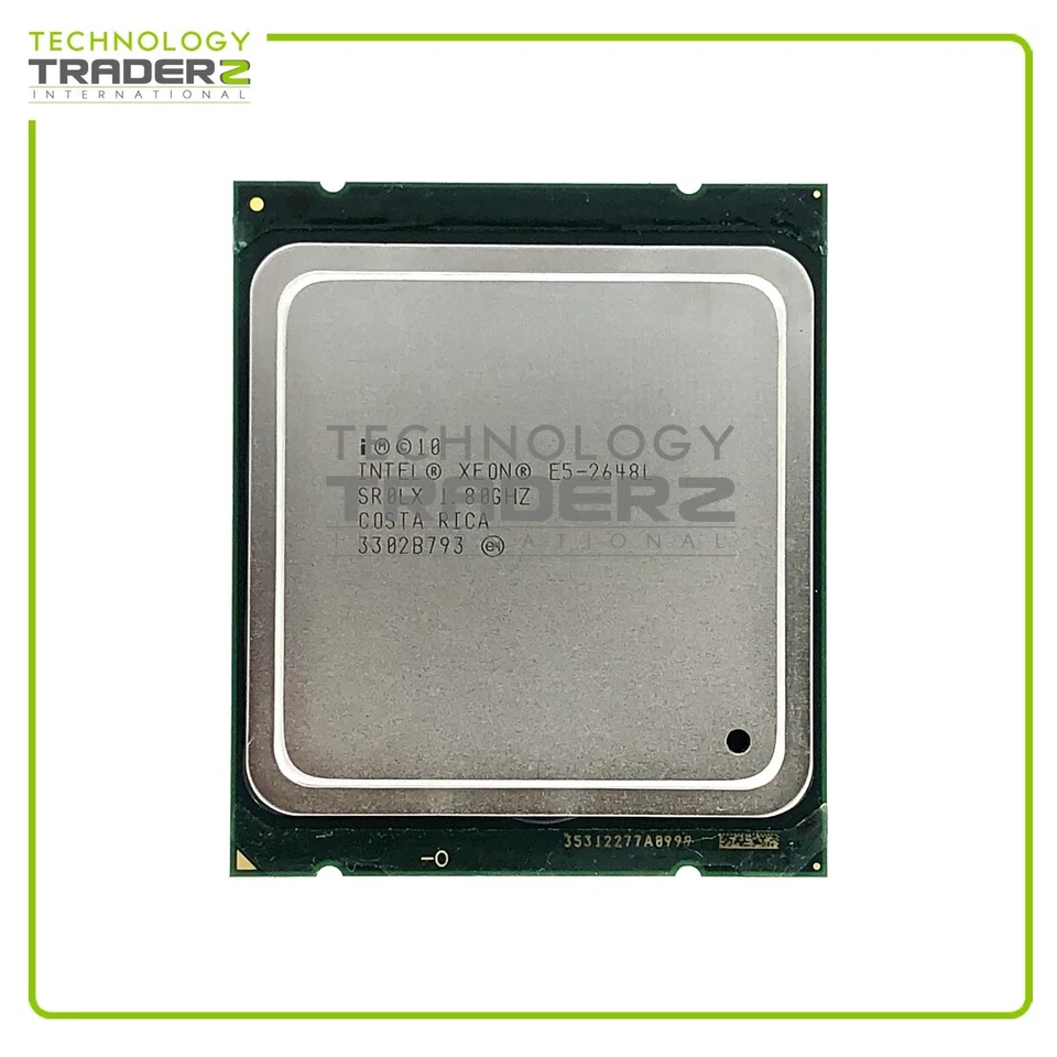 LOT OF 8 SR0LX Intel Xeon E5-2648L 8-Core 1.80GHz 20MB 70W Processor - Image 1 of 1