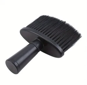 Salon Friseur Hals Gesicht Staubwedel saubere Haarbürste Friseurzubehör - schwarz - Bild 1 von 2