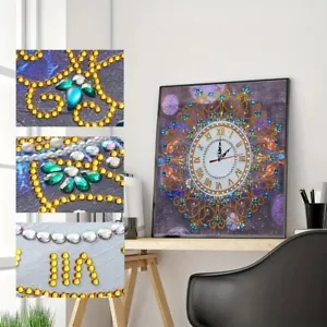 Kit Pittura Diamante 5D 35X35cm - Orologio Mandala - Foto 1 di 8
