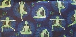 Fabric Tradition - Namaste - Quilting And Crafting Fabric - Yoga - Picture 1 of 3