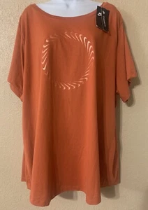 NIKE Women's Sz XXXL Orange Sportswear T-Shirt Short Sleeve DJ2750 812 - Picture 1 of 11