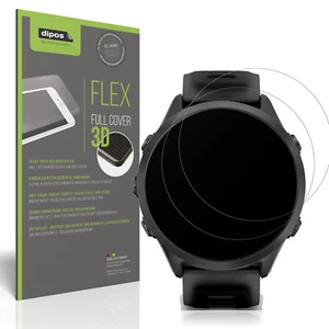 2x Full Cover Schutzfolie matt für Garmin Forerunner 570 47mm Panzerfolie - Zdjęcie 1 z 7