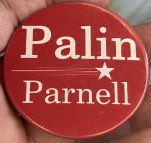 Sara Palin / Sean Parnell For Governor Alaska Campaign Pinback Button 2006 - Picture 1 of 2