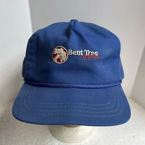 Gorra de béisbol para club de golf Bent Tree carro de golf correa trasera golfista azul hecha en EE. UU. - Imagen 1 de 10